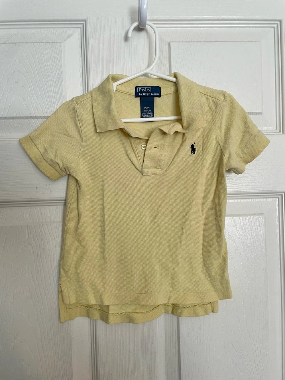 Polo by Ralph Lauren Kids 2/2T Yellow Polo Shirt